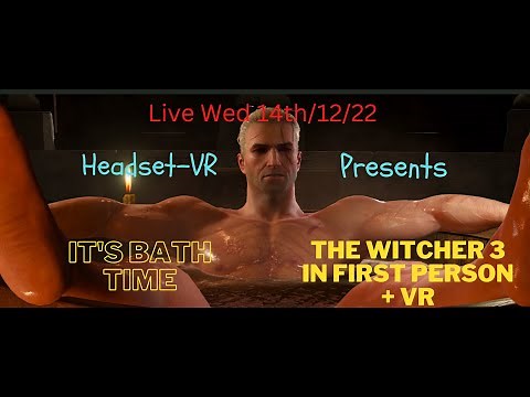 The Witcher 3 in VR with 1st Person Mod
