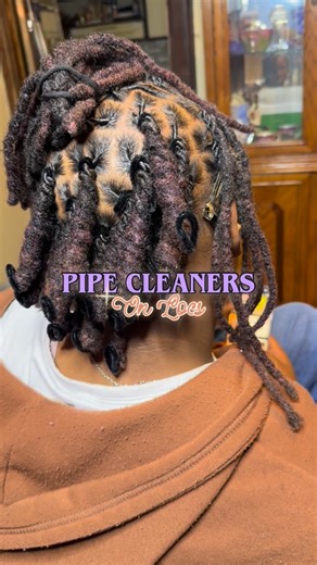 Wesley Chapel Mobile Loctician 🚘🌴✨ on Instagram: "Pipe Cleaners Really That Girl 🤌🏾✨ So Simple And Easy , Here’s How I Do Mine 🫶🏾 - Save This For Your Next Style 👑💛✨ - #CrownedByLexLLC #PipeCleanerCurls #CurlyLocs #FloridaLoctician #WesleyChapelLoctician"