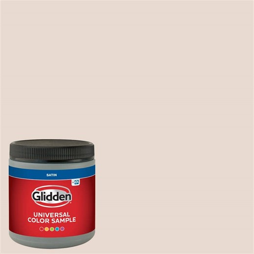 Check The Home Depot's Q&A Before Buying: Glidden 8 oz. PPG1073-2 Malted Milk Satin Interior Paint Sample