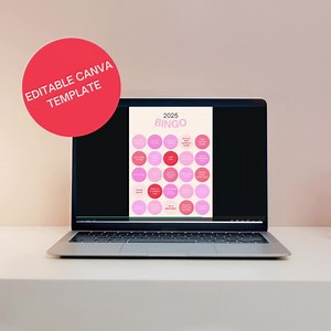 Vision Board Bingo Template - Etsy Canada