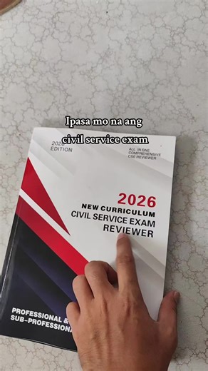 Updated Civil Service Reviewer Book for 2025