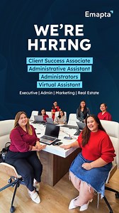 The best leaders don’t work alone. 👀 They work with Executive Assistants who make everything run smarter. If you’re ready to support at a global level and grow your career along the way, this is your sign. Apply now. https://tinyurl.com/LeadershipExecutiveAssistant #emaptaera #emaptacareers #executiveassistant #wearehiring #globalcareers #applynow #fyp #foryoupage #1millionviews | Emapta Philippines