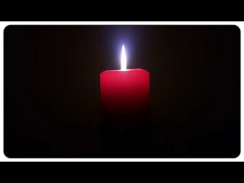 Kerzenlicht ❃ Brennende Kerze zur Entspannung