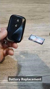 Lexus remote battery replacement #lexus #keyfob #battery