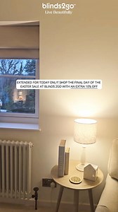 ✨EXTENDED✨ for today only! 🐣 Up to 20% OFF 100s of products, plus an EXTRA 10% discount on everything. It’s the perfect time to treat your home 🌷🏠 📸: @ourlittlewelshreno | Blinds 2go