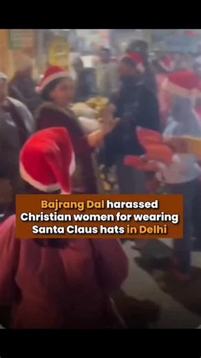 Sarafat Ali Darjeeling TMC Fan Page on Instagram: "In BJP-ruled states, celebrating Christmas has become a crime. Women are abused and humiliated simply for wearing a Santa cap. Vigilante groups roam free, hate is rewarded, and silence from those in power is deafening. This is the reality of @bjp4india rule: fear, intimidation, and moral policing, especially against women and minorities. And then there is Bengal. Where streets glow with festive lights. Where every festival is celebrated with joy