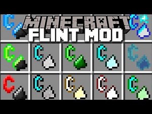 Minecraft MAGICAL FLINT MOD / SPAWN OPPOSITE TNT TO CREATE STRUCTURES!! Minecraft