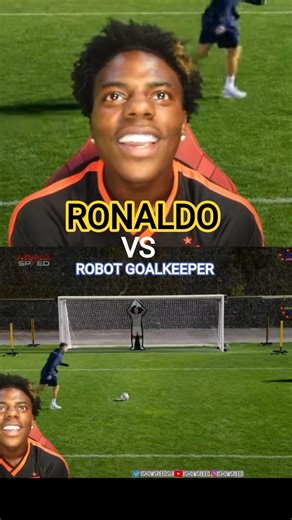 speed reacted to Ronaldo x robot goalkeeper challenge 🔥💀$is #ishowspeed #ronaldo