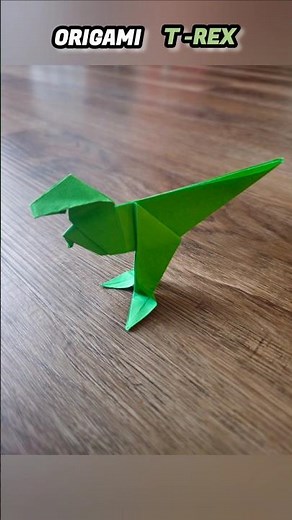 Origami T-Rex | Paper T-Rex | Easy Paper Craft #trex #origami #papercraft #tutorial