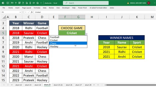 63K views · 753 reactions | Amazing Trick to Excel Including Advanced Function & Advanced Conditional Formatting #exceltricks #exceltips | Mukul Jain | Facebook