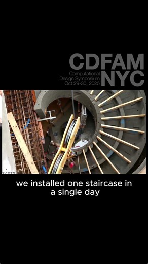 Automating Design Workflows for Concrete 3D Printed Staircases - CDFAM NYC 2025