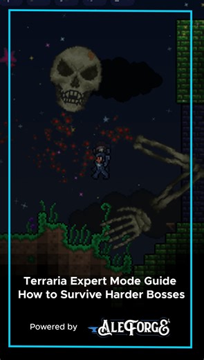 AleForge on Instagram: "Terraria Expert Mode Guide | How to Survive Harder Bosses Expert Mode changes the way Terraria feels. Bosses get new attack patterns that force you to dodge smarter and prepare better. Build a wide arena with heart lanterns and campfires. Bring potions that boost defense, regen, and movement. Every buff counts in this mode. Expert Mode also gives exclusive rewards. Some bosses drop items you cannot get in normal difficulty, including one that expands your accessory slots 