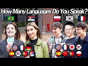How Many Languages Do You Speak? | Polyglot Street Interview in South Korea
