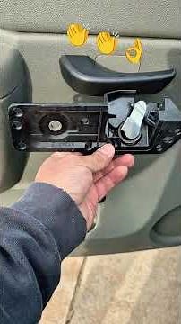 How to replace the interior door handle on a 2007-2013 GMC Sierra and Silverado