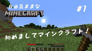 【Minecraft】初めてのマインクラフト #1 (ボイロ実況)