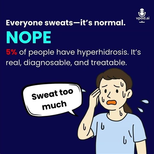 That’s hyperhidrosis and millions live with it