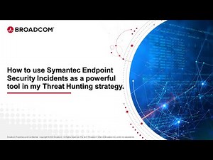 Using Symantec Endpoint Security Incidents as a powerful tool in your Threat Hunting strategy.