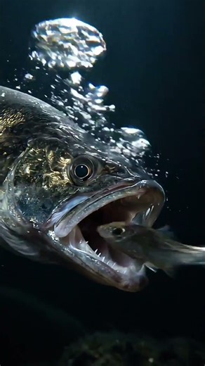 Deadly Zander Hunt at Night 👀🐟 #zander #fishing #nature #underwater