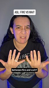 5.7K reactions · 97 comments | Here's the difference between Fire and Wait in American Sign Language. Follow for more! #fire #wait #learnaslwithdeborah #learnasl #Deaf | Learn ASL with Deborah | Facebook