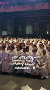 SEEK: A Life-Changing Encounter. This January, join thousands in Columbus, OH for an experience of Christ that transforms hearts and lives. January 1–5. Claim your spot today. | FOCUS Catholic