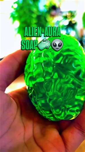 TRIP on Instagram: "ALIEN-AURA Soap 🧼🫧 Still looks too alive to be soap 👽💚 Limited batches. Get yours before it phases out."