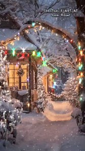 Beautiful Winter Night🥰❄️🌨 | Christmas & Art All Year Round