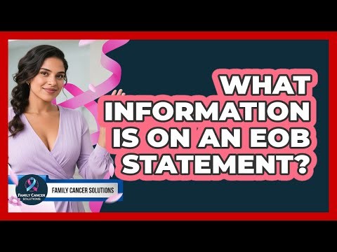 What Information Is On An EOB Statement?