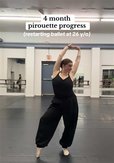 4-Month Pirouette Progress for Adult Ballet Dancers