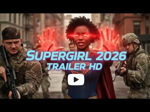 black Supergirl 2026 trailer