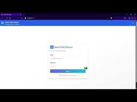 Smart Task Planner using Gemini | MERN Stack Project