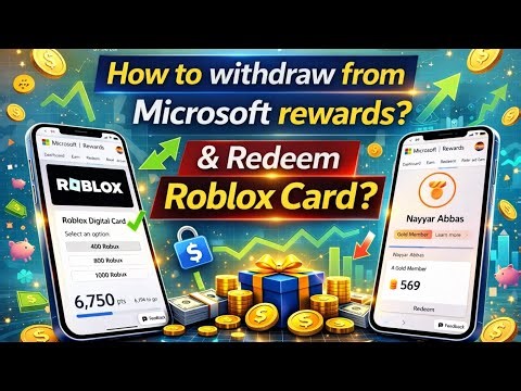How to withdraw from Microsoft rewards?, How to redeem Roblox Card ?, Microsoft Earnings