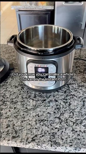 Rotisserie style whole chicken in the Instant Pot. Easy, delicious, affordable. #simplecooking
