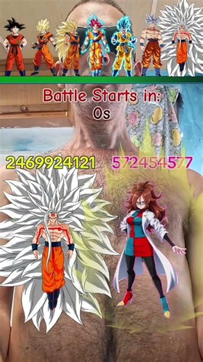 Goku vs Android-21 #dragonball #anime #game 🎮 #gameshorts #shorts