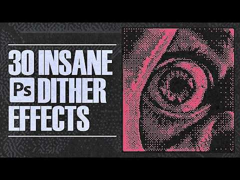 INSANE Bitmap & Dither Effects to LEVEL UP Your Designs | Photoshop