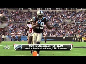Cam Newton signs five-year contract extension