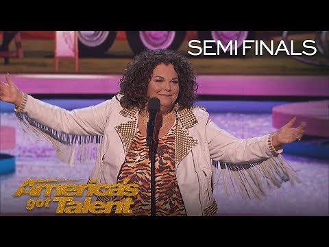 Vicki Barbolak: Comedian Delivers Tips On How To Pick Up Men - America's Got Talent 2018