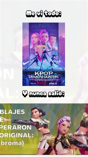 K-pop Demon Hunters Me vi todo y nunca salió parodia de @Nayanii #creditos a #Netflix y #Sony #kpopdemonhunters #paratiiiiiiiiiiiiiiiiiiiiiiiiiiiiiii @Netflix @Sony Pictures Animation @user05533263815