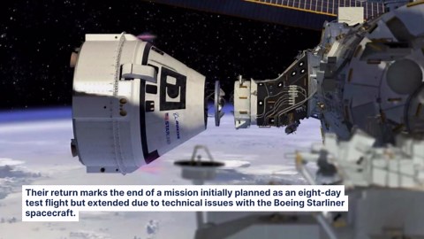 NASA Astronauts Sunita Williams And Butch Willmore Head Back To Earth On SpaceX Dragon Capsule