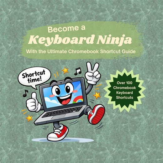 The Ultimate Chromebook Shortcut Guide | 100  Keyboard Shortcuts for Students & Teachers | Classroom Tech Reference - Etsy