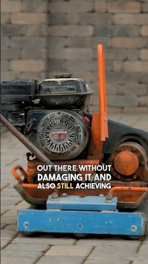 Efficient Paver Compaction with Vibratory Plate Compactor and Rubber Rollers