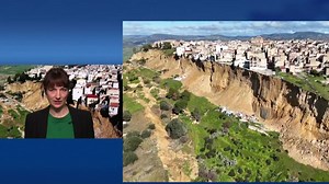 Erdrutsch gefährdet Stadt Niscemi auf Sizilien