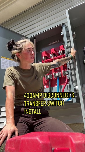400 Amp Disconnect & Transfer Switch Installation Process
