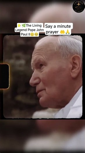 🇻🇦🌿The Living Legend Pope John Paul II #catholicsaints #history #catholic