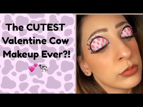 Creative Cow Makeup | How To Animal Print #cowprintmakeup #makeuptutorial #creativemakeup