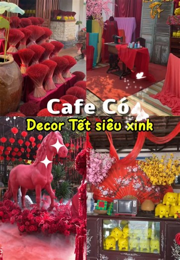 Decor Quán Xinh Đón Tết Tại Vani Coffee Bình Dương