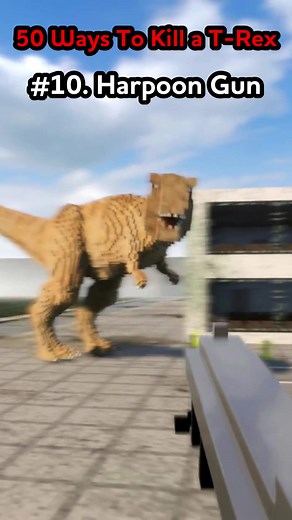 #10 T-Rex vs Harpoon Gun, full length videos on my YouTube channel #teardown #teardowngame #minecraft #pcgaming #nasapc #fyp #fypシ #foryou
