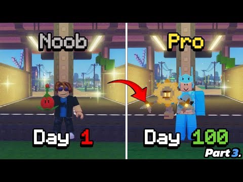 I Went NOOB To PRO For 100 DAYS In Garden Tower Defense..Part 3!