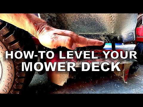 How-to Level the Deck on a Simplicity Courier Zero Turn