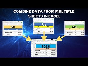 combine data from multiple sheets in excel