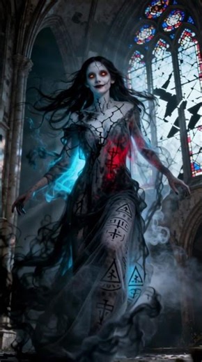 A ghost is flying in the house of the ghost | Horror short video #shorts